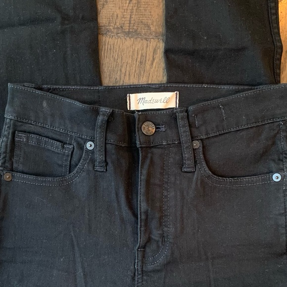 NWOT Madewell 10” Skinny High-Rise in Black Frost - Picture 7 of 11